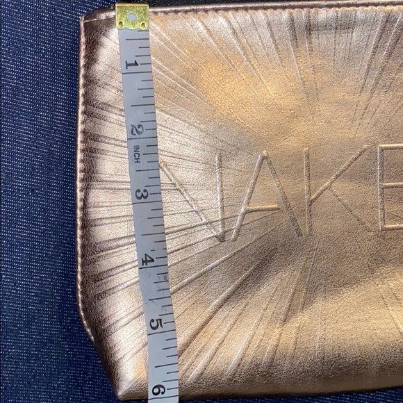 Urban  decay metallic gold makeup bag - Picture 8 of 12